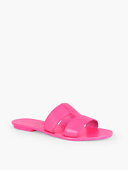 BLACK|INDIGO BLUE|BRIGHT GREEN|TROPICAL PUNCH HANNA VACHETTA FLATS | Talbots sale