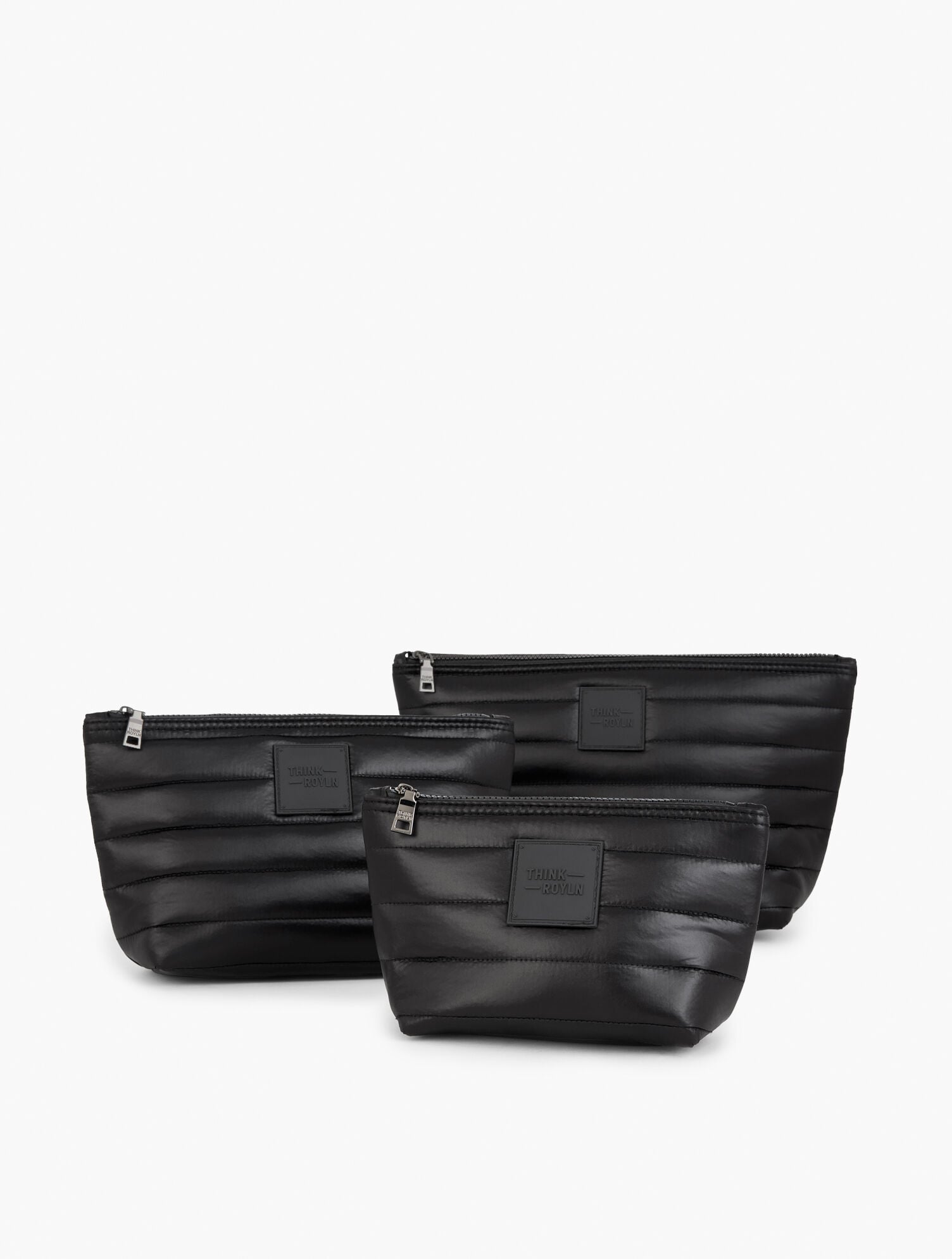 PEARL BLACK THINK ROYLN TRAVEL TRIO POUCHES | Talbots online
