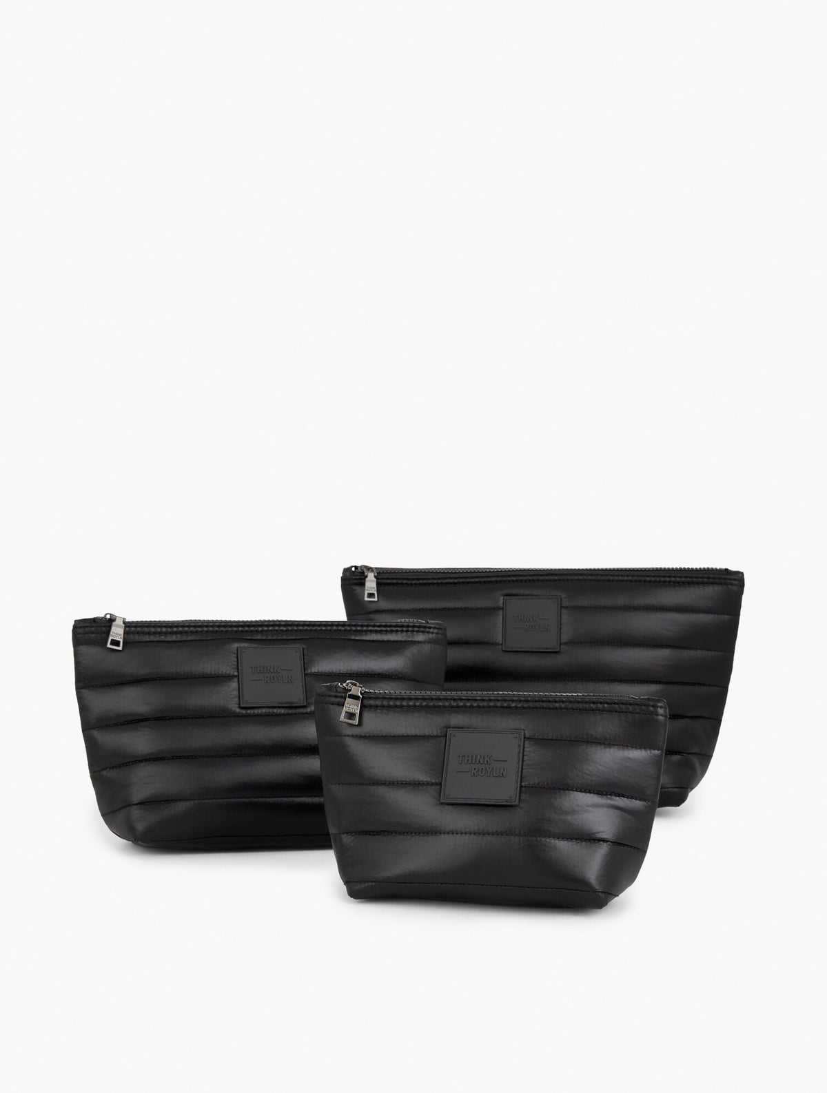 PEARL BLACK THINK ROYLN TRAVEL TRIO POUCHES | Talbots online