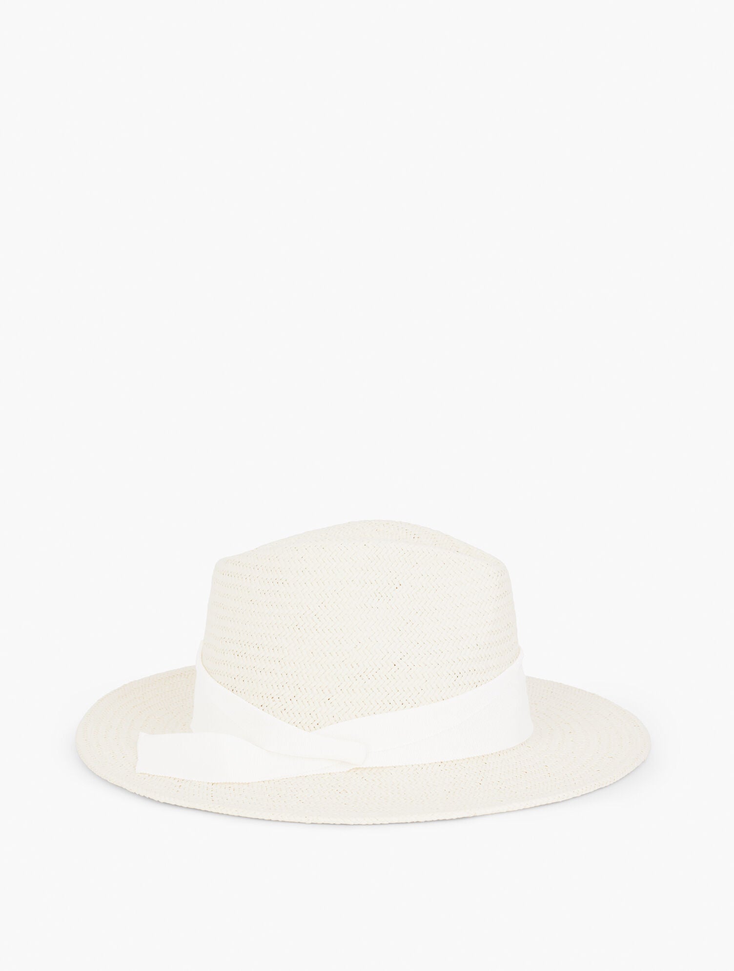 ECRU REFINED STRAW FEDORA | Talbots for sale