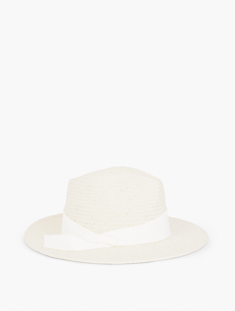ECRU REFINED STRAW FEDORA | Talbots for sale