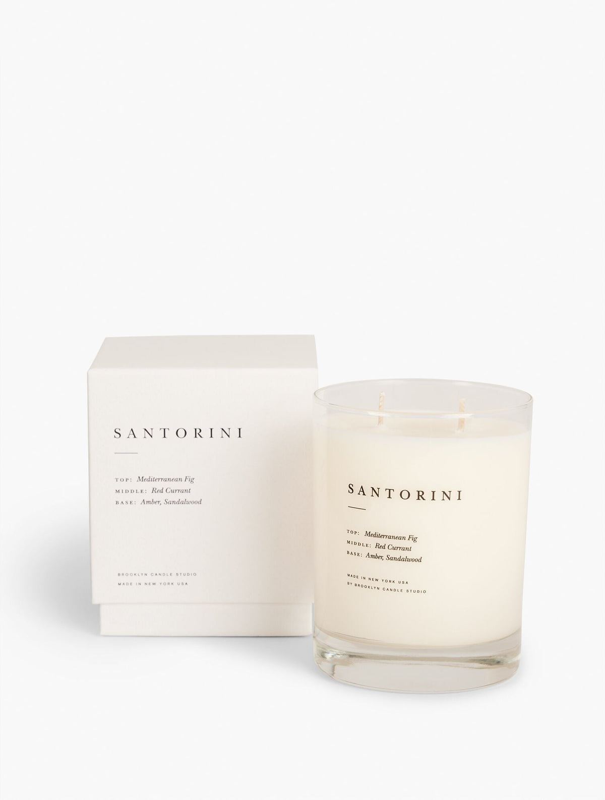 SANTORINI SANTORINI CLASSIC 2-WICK CANDLE BY BROOKLYN CANDLE STUDIO | Talbots US