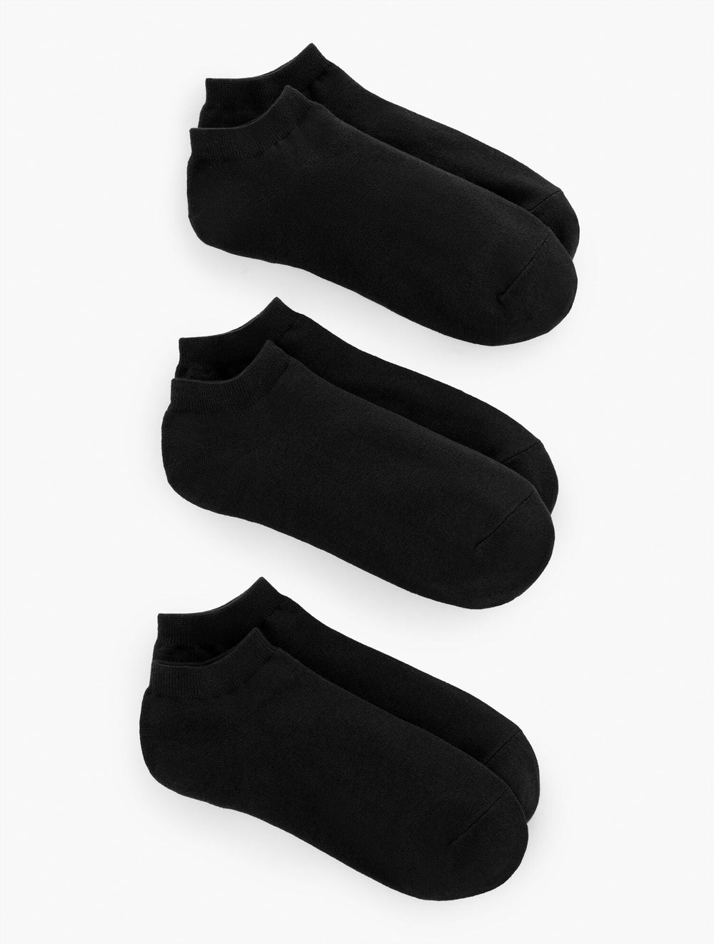 BLACK|INDIA INK|WHITE 3-PACK ANKLE SOCKS | Talbots sale