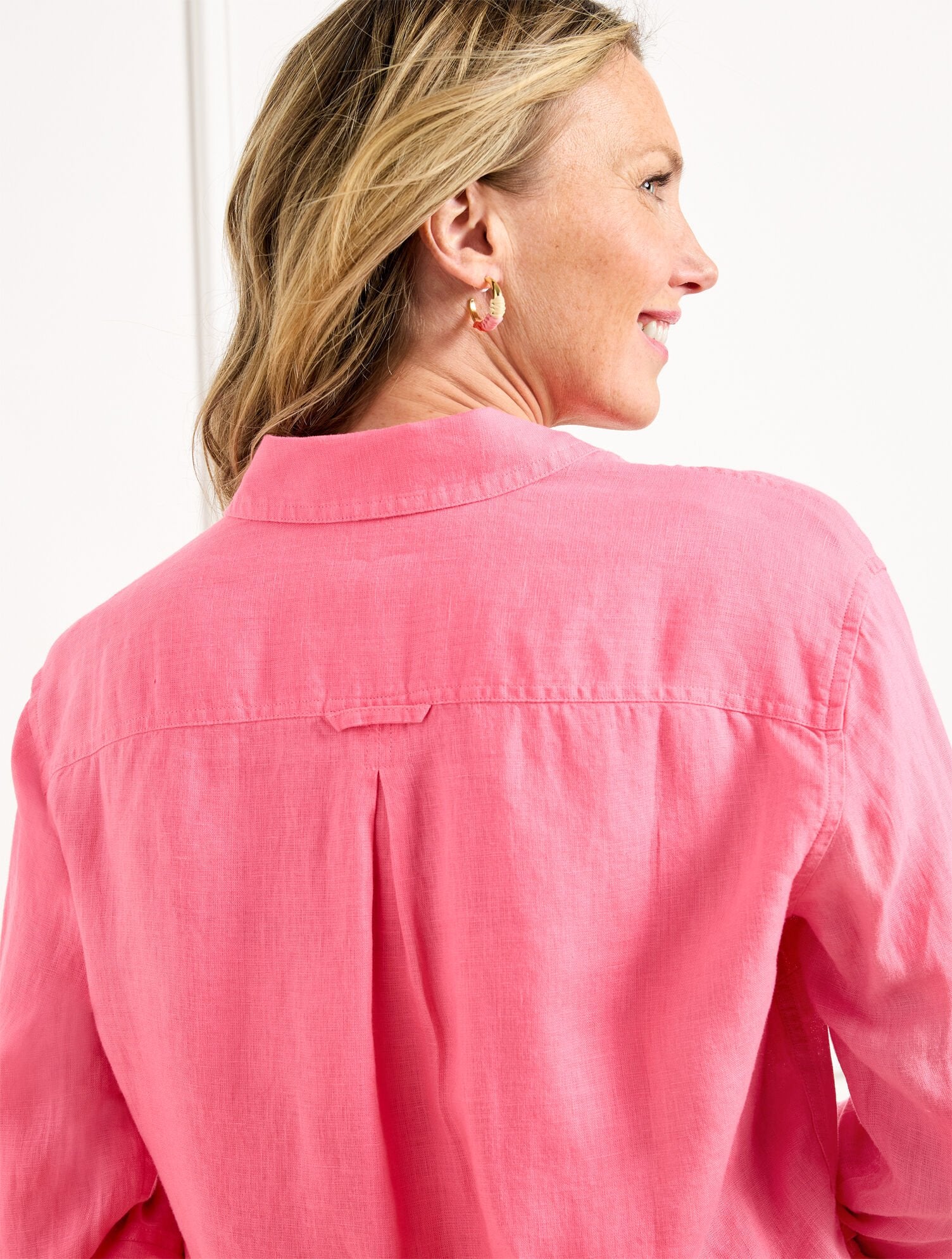 WHITE LINEN SHIRT | Talbots sale