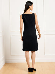 BLACK LUXE PONTE SHEATH DRESS | Talbots on sale