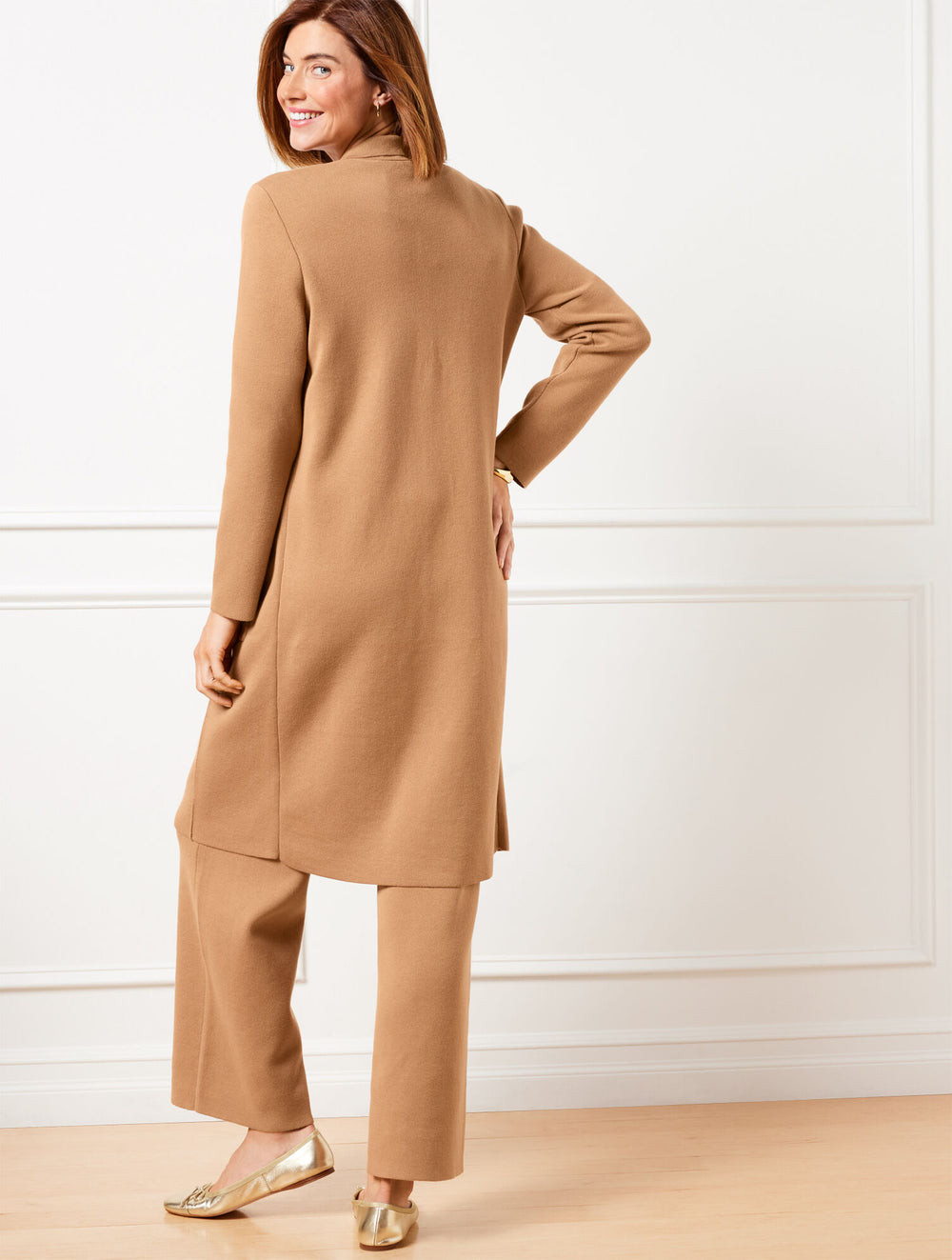 BLACK SMOOTH COTTON DUSTER | Talbots US