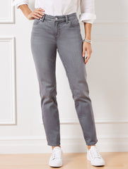 STANTON WASH SLIM ANKLE JEANS - STANTON WASH | Talbots discount