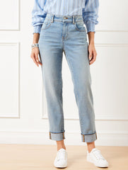CARNASIE WASH EVERYDAY RELAXED JEANS - CANARSIE WASH | Talbots for sale