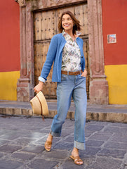 MCCARREN WASH STRAIGHT ANKLE CUFF JEANS - MCCARREN WASH | Talbots discount