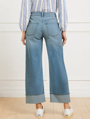 MCCARREN WASH STRAIGHT ANKLE CUFF JEANS - MCCARREN WASH | Talbots discount
