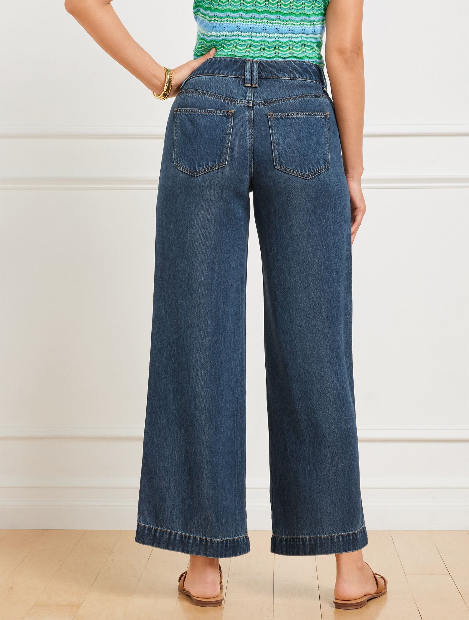 MARLOWE WASH CLASSIC JEAN TROUSERS - MARLOWE WASH | Talbots outlet