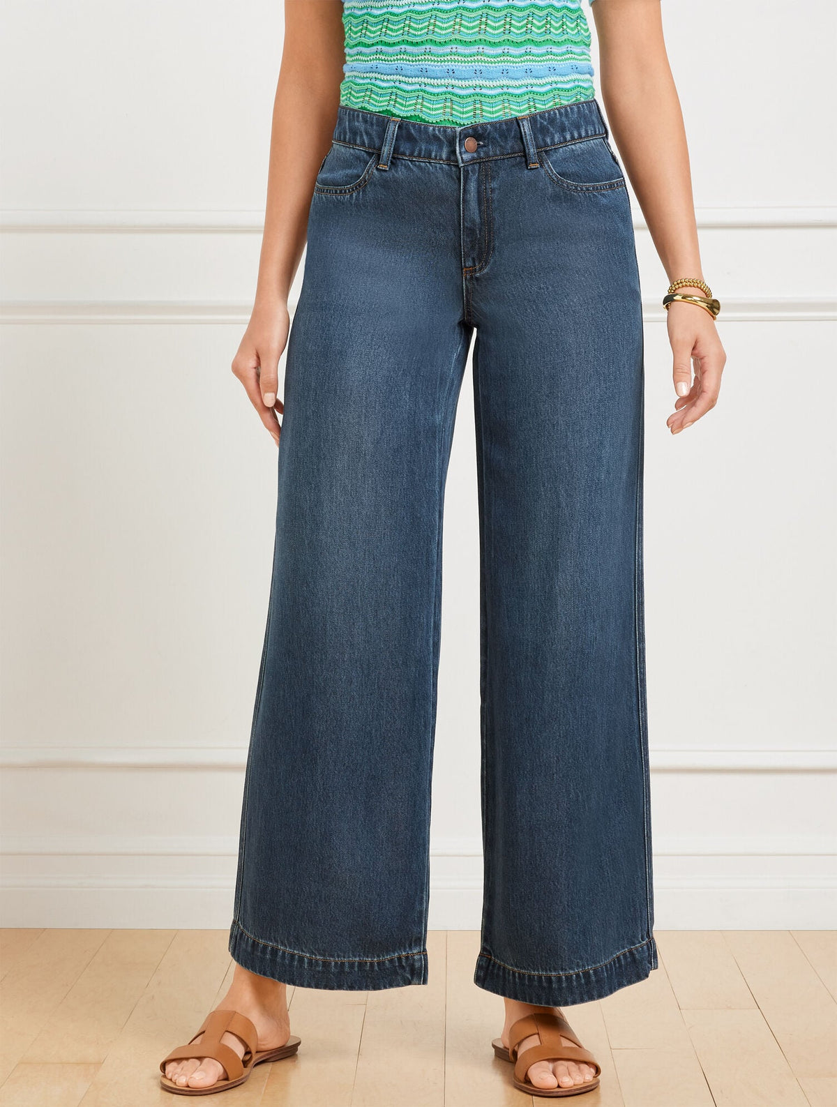 MARLOWE WASH CLASSIC JEAN TROUSERS - MARLOWE WASH | Talbots outlet