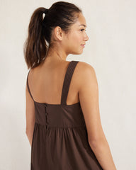EBONY ORGANIC COTTON POPLIN MIDI DRESS | Talbots online