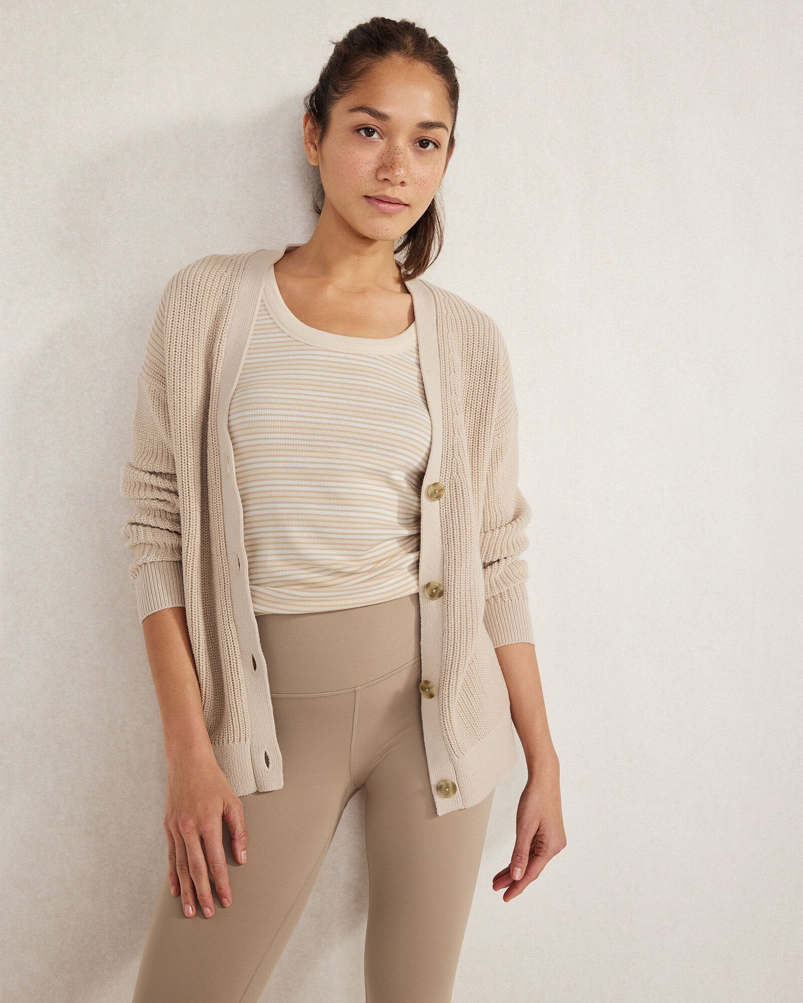 SANDBAR MULTI ORGANIC COTTON STRIPE SCOOP NECK TANK | Talbots US