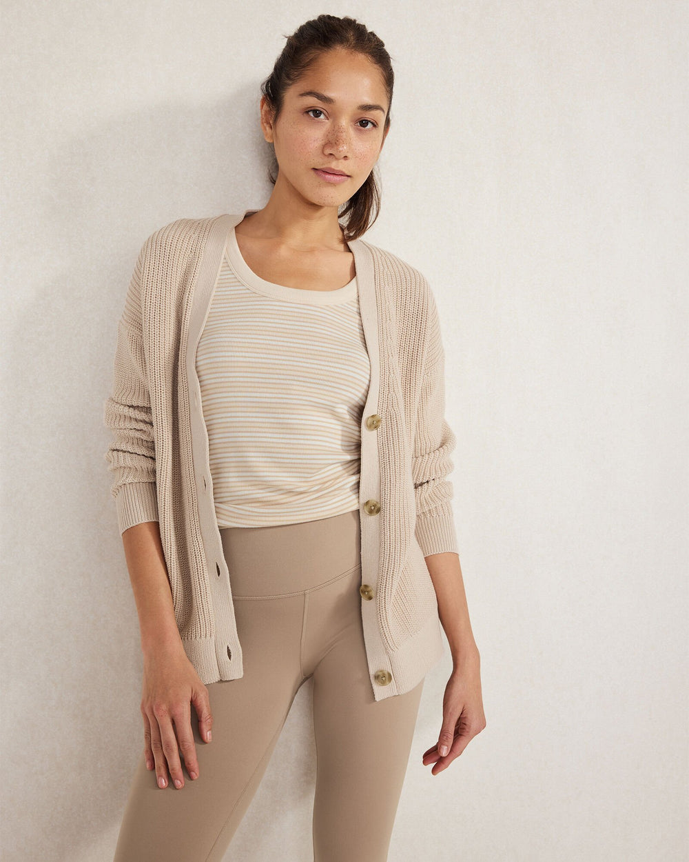 SANDBAR MULTI ORGANIC COTTON STRIPE SCOOP NECK TANK | Talbots US