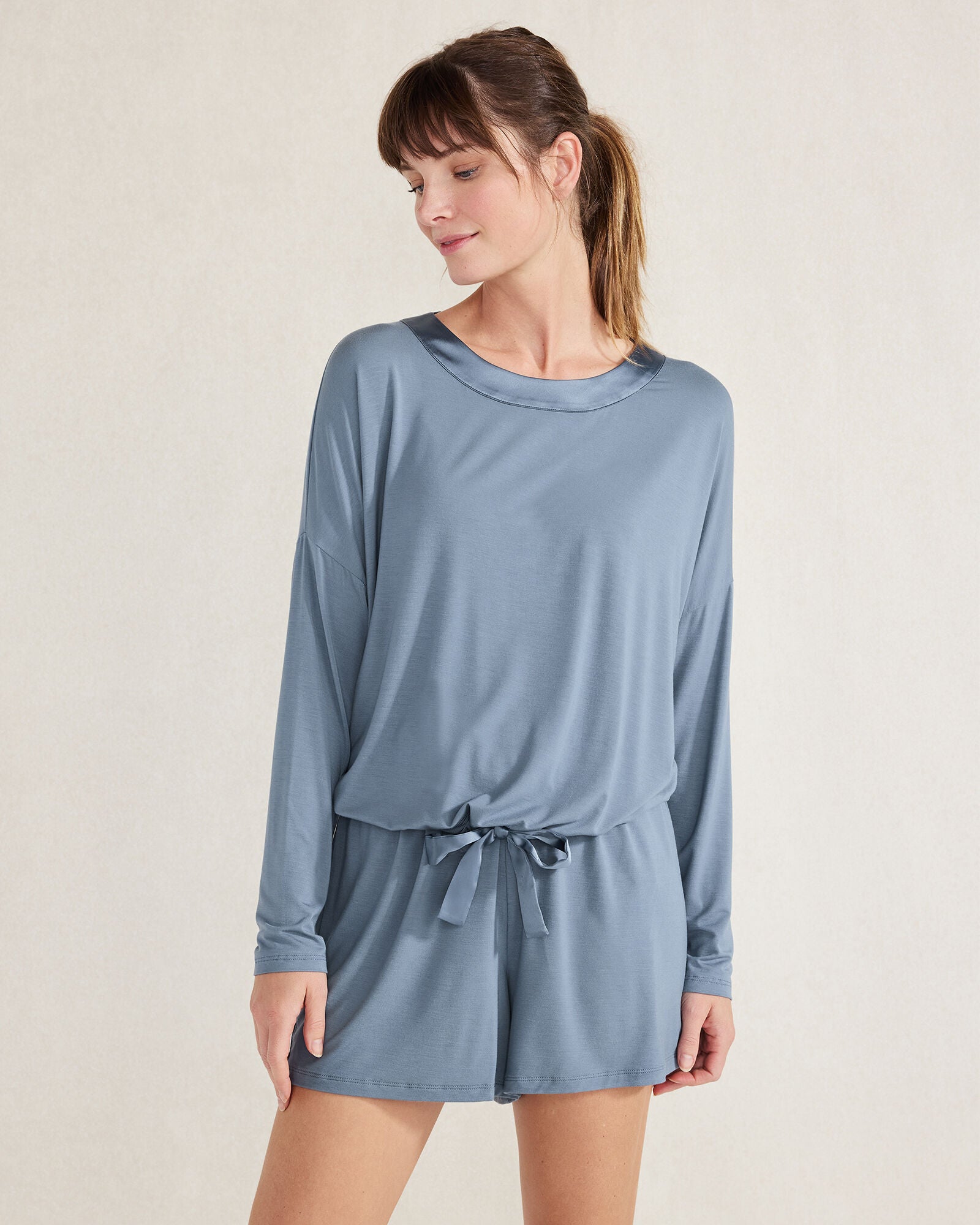 BURLWOOD|SEA CALM & COOL SLEEP SHORTS | Talbots sale