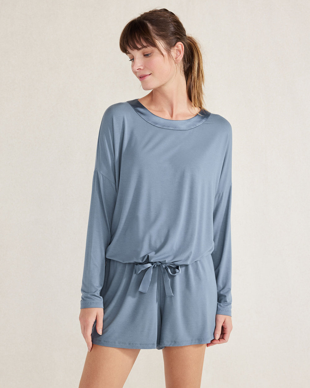 BURLWOOD|SEA CALM & COOL SLEEP SHORTS | Talbots sale