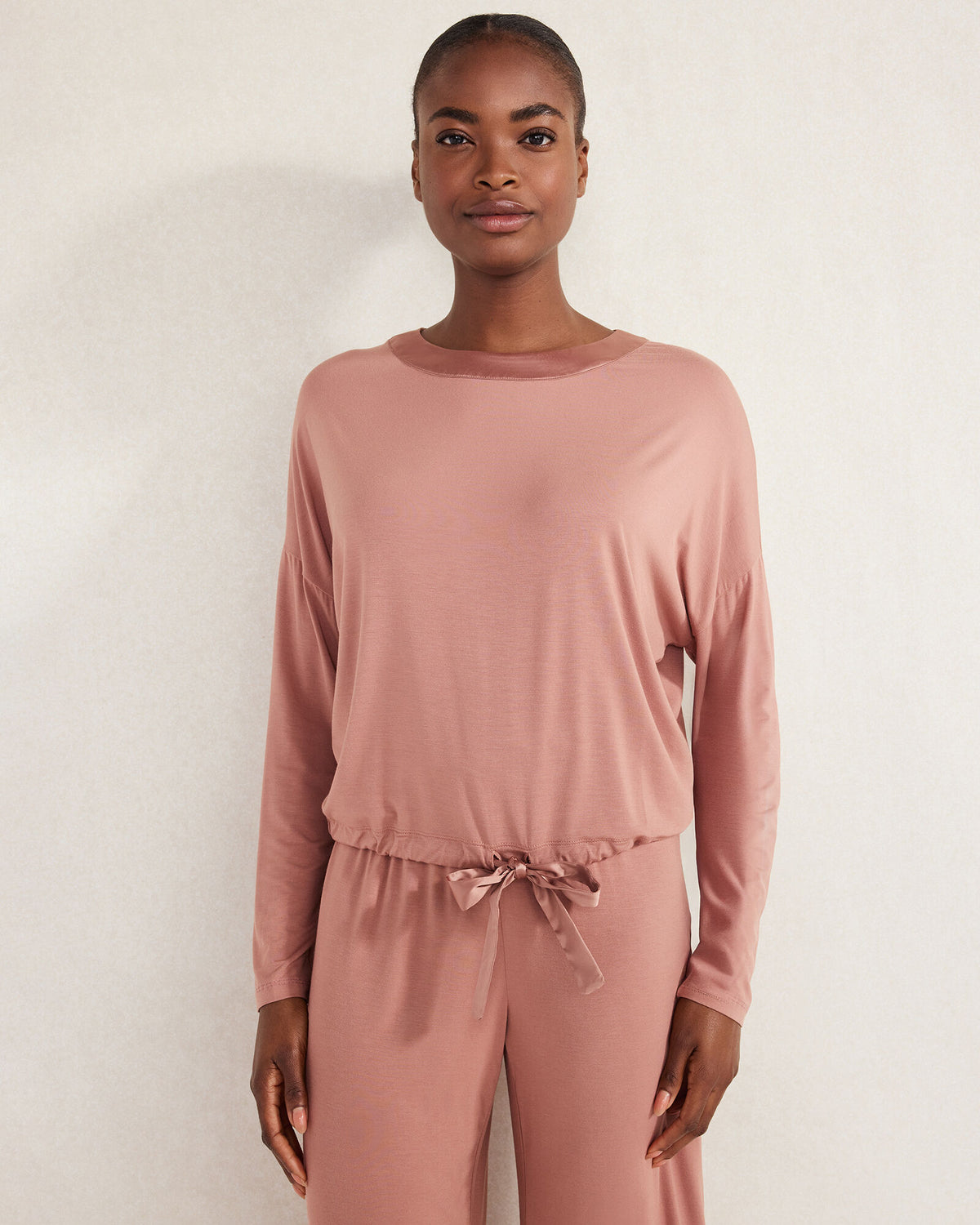 BURLWOOD CALM & COOL CINCHED SLEEP TOP | Talbots on sale