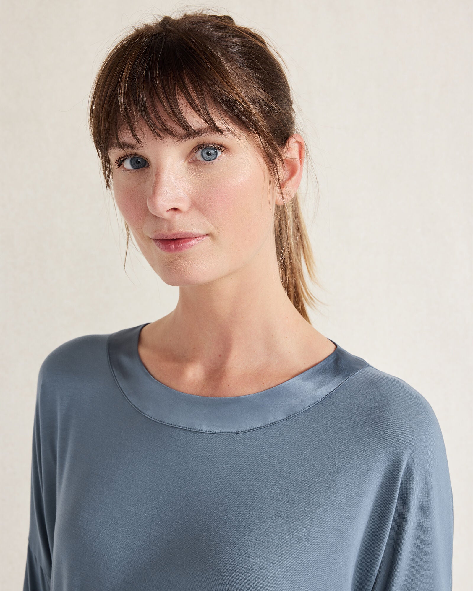 BURLWOOD CALM & COOL CINCHED SLEEP TOP | Talbots on sale