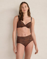 SIERRA BROWN MULTI ANIMAL HAVEN WELL WITHIN X TALBOTS EMBRACE LUXE LEOPARD HIGH WAIST BRIEF | Talbots near me