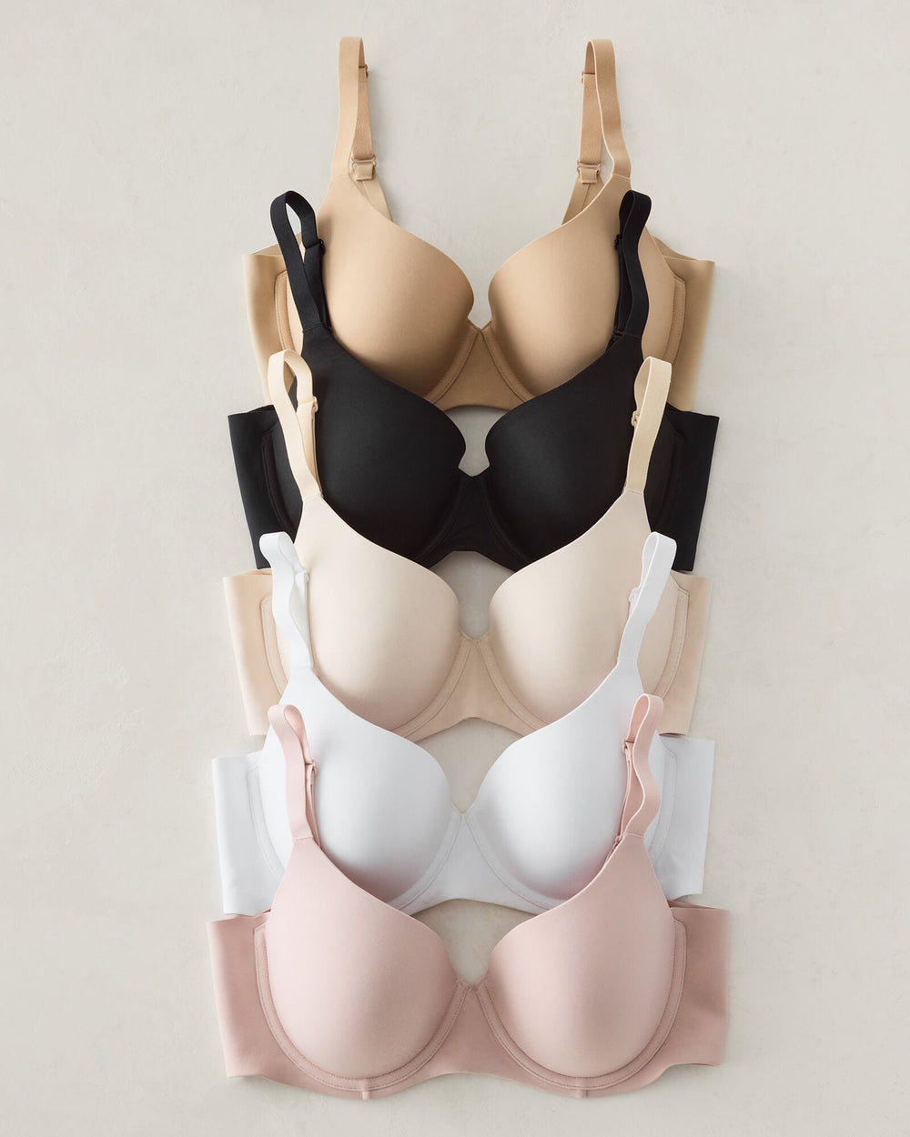 BLACK|CAFE MOCHA|SAND DOLLAR|SEPIA ROSE|WHITE FLAWLESS LIGHTLY-LINED PERFECT COVERAGE BRA | Talbots sale