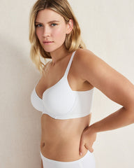 BLACK|CAFE MOCHA|SAND DOLLAR|SEPIA ROSE|WHITE FLAWLESS LIGHTLY-LINED PERFECT COVERAGE BRA | Talbots online