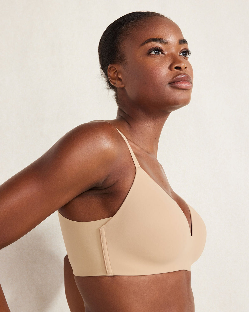BLACK|CAFE MOCHA|SAND DOLLAR|SEPIA ROSE|WHITE FLAWLESS LIGHTLY-LINED NO-WIRE T-SHIRT BRA | Talbots US