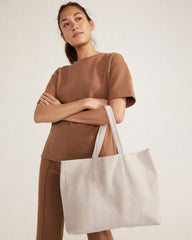 SHITAKE SUEDE TOTE | Talbots for sale