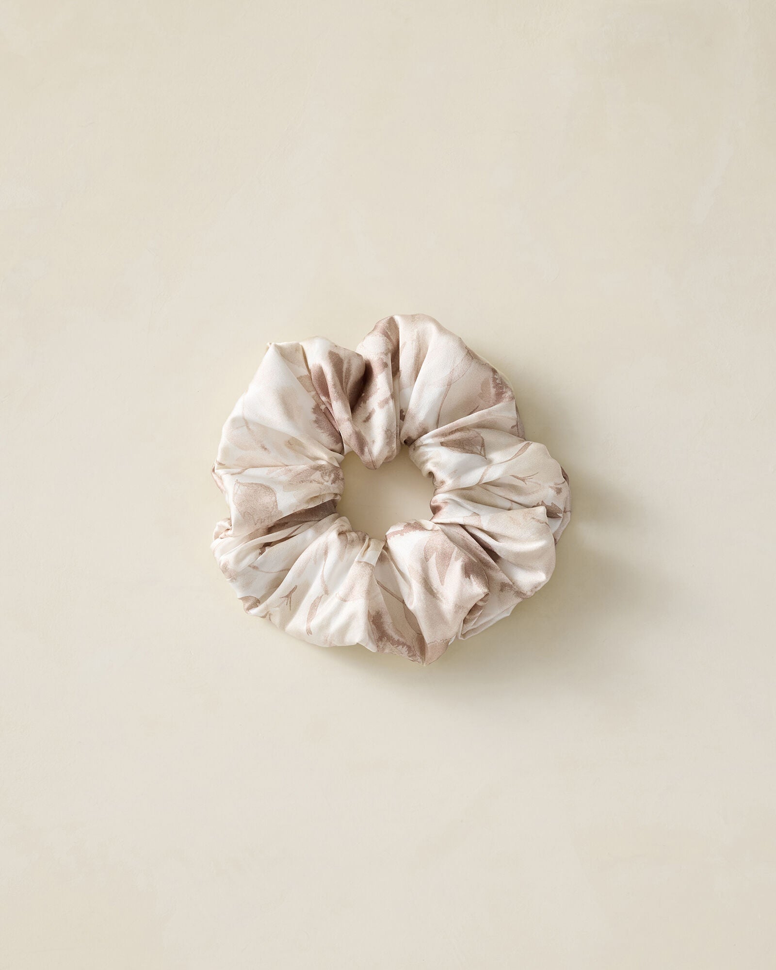 HAZE MULTI WASHABLE SILK TRANQUIL FLORAL SCRUNCHIE | Talbots on sale