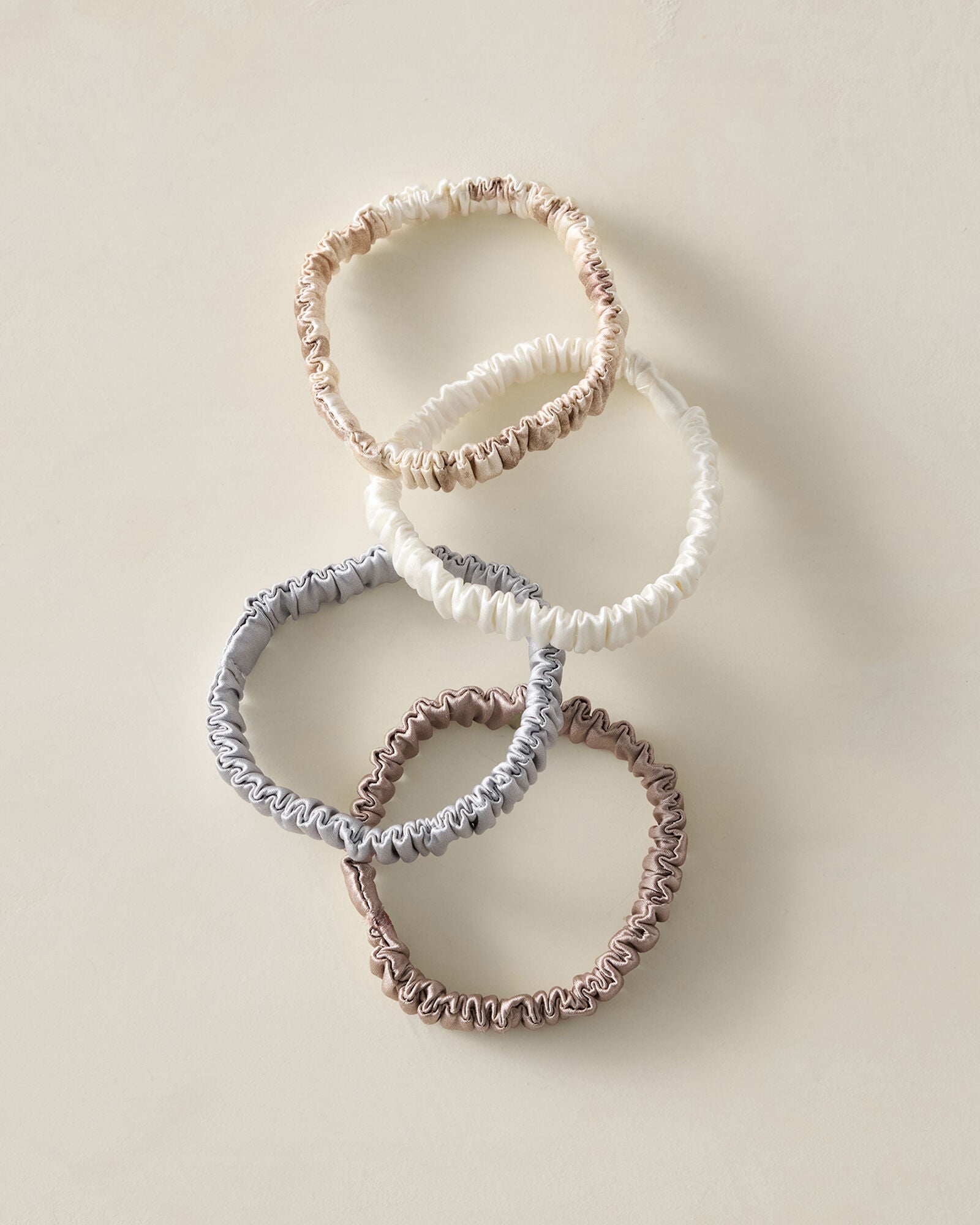 NEUTRAL MULTI WASHABLE SILK HAIR TIES — NEUTRAL MULTI | Talbots sale