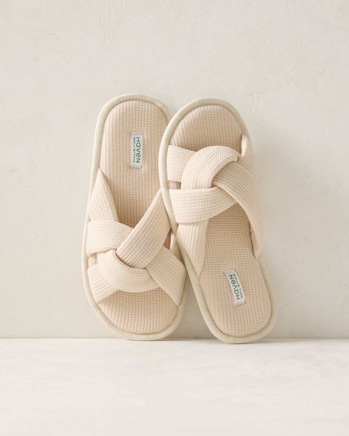 OAT BEIGE WAFFLE HOTEL SLIPPERS | Talbots near me