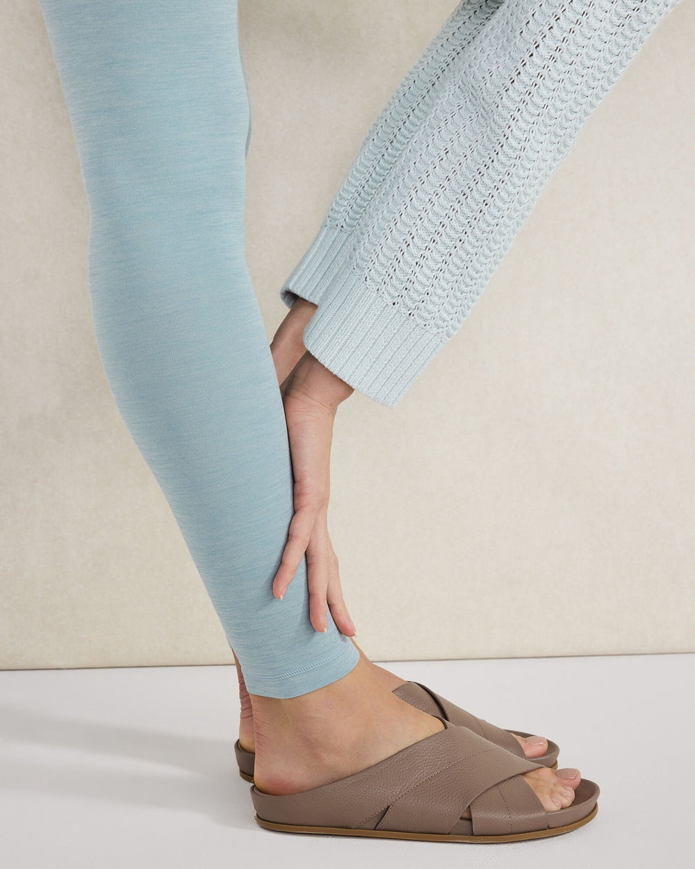 MICA LEATHER CRISS-CROSS SANDALS | Talbots US