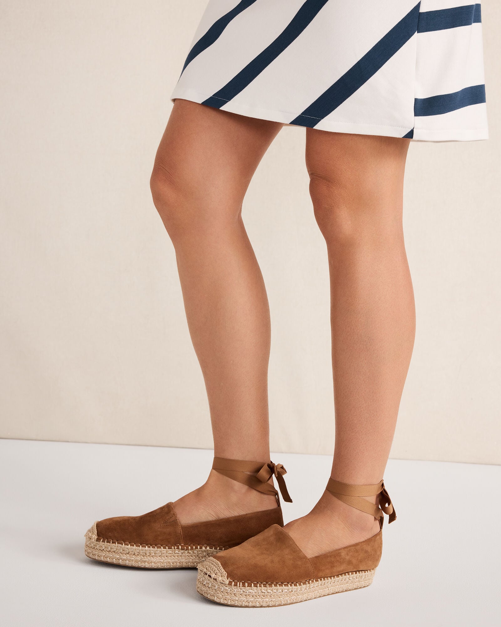 DK VACHETTA|SHIITAKE SUEDE ESPADRILLES | Talbots on sale