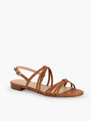 BLACK|CORNSILK|HAVANA TAN|INDIGO BLUE|WHITE ARIA STRAPPY NAPPA SANDALS | Talbots near me