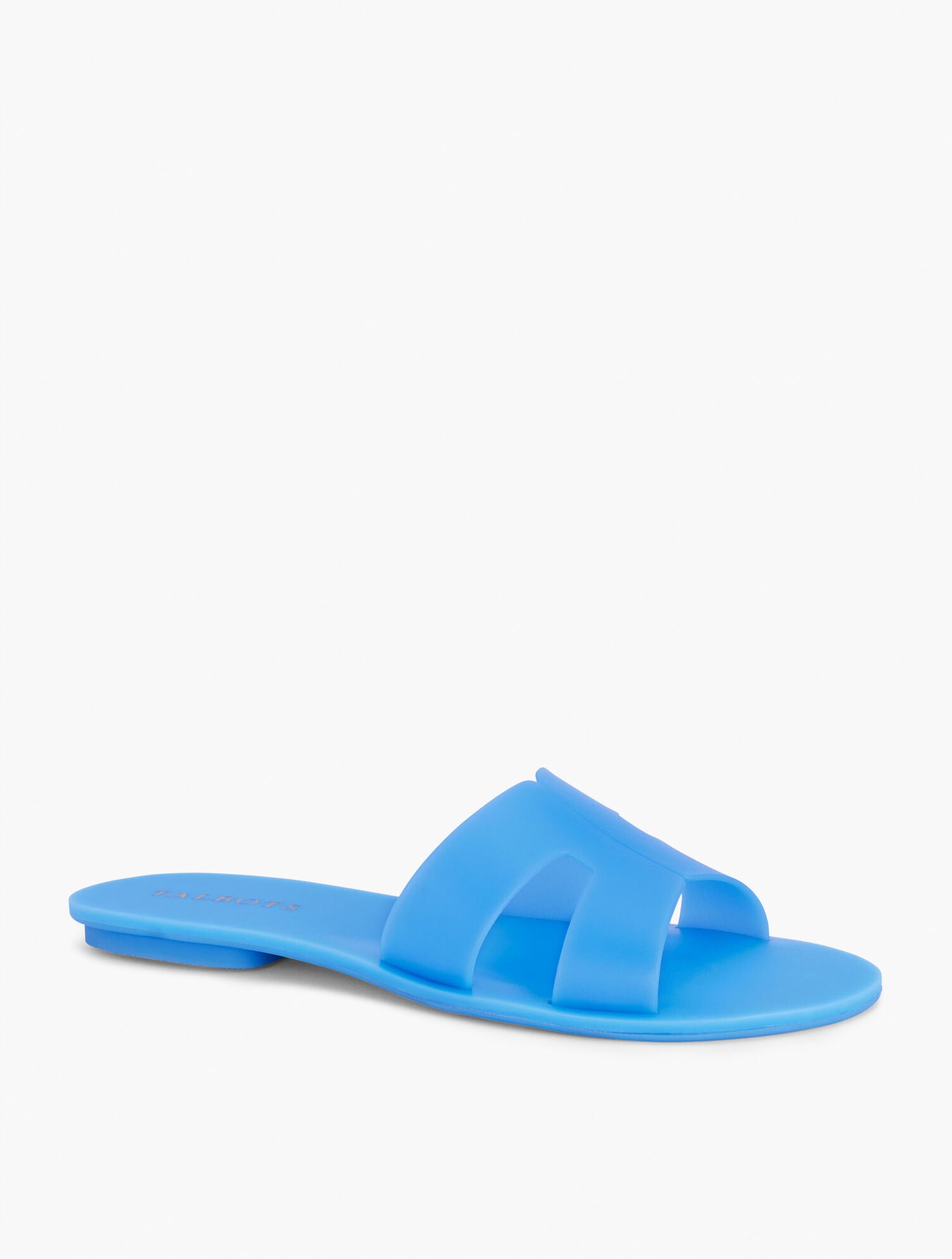 CAMELLIA ROSE|INDIGO BLUE|LAKESIDE BLUE HANNAH JELLY SLIDES | Talbots outlet