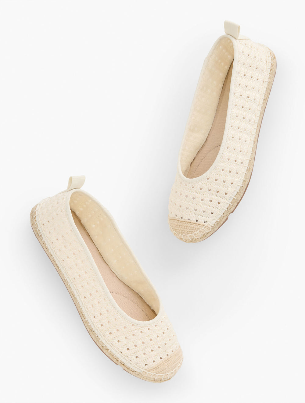 IVORY IZZY CROCHET ESPADRILLE FLATS | Talbots near me