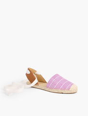VIOLET SUNSET IZZY D’ORSAY ESPADRILLE FLATS - RIVIERA STRIPE | Talbots online