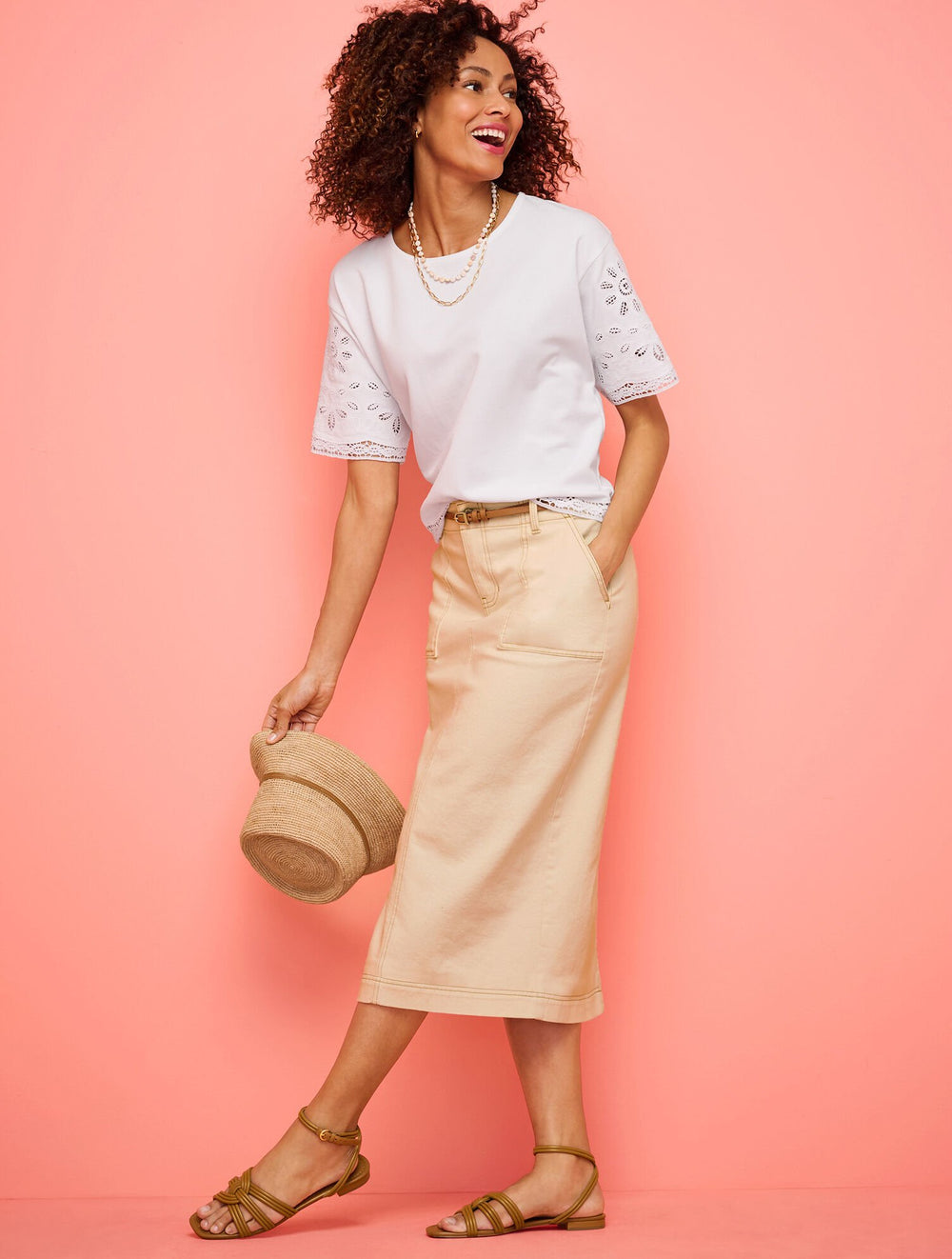 HAVANA TAN|VILLA BLUE VIOLET TUBULAR NAPPA SANDALS | Talbots sale