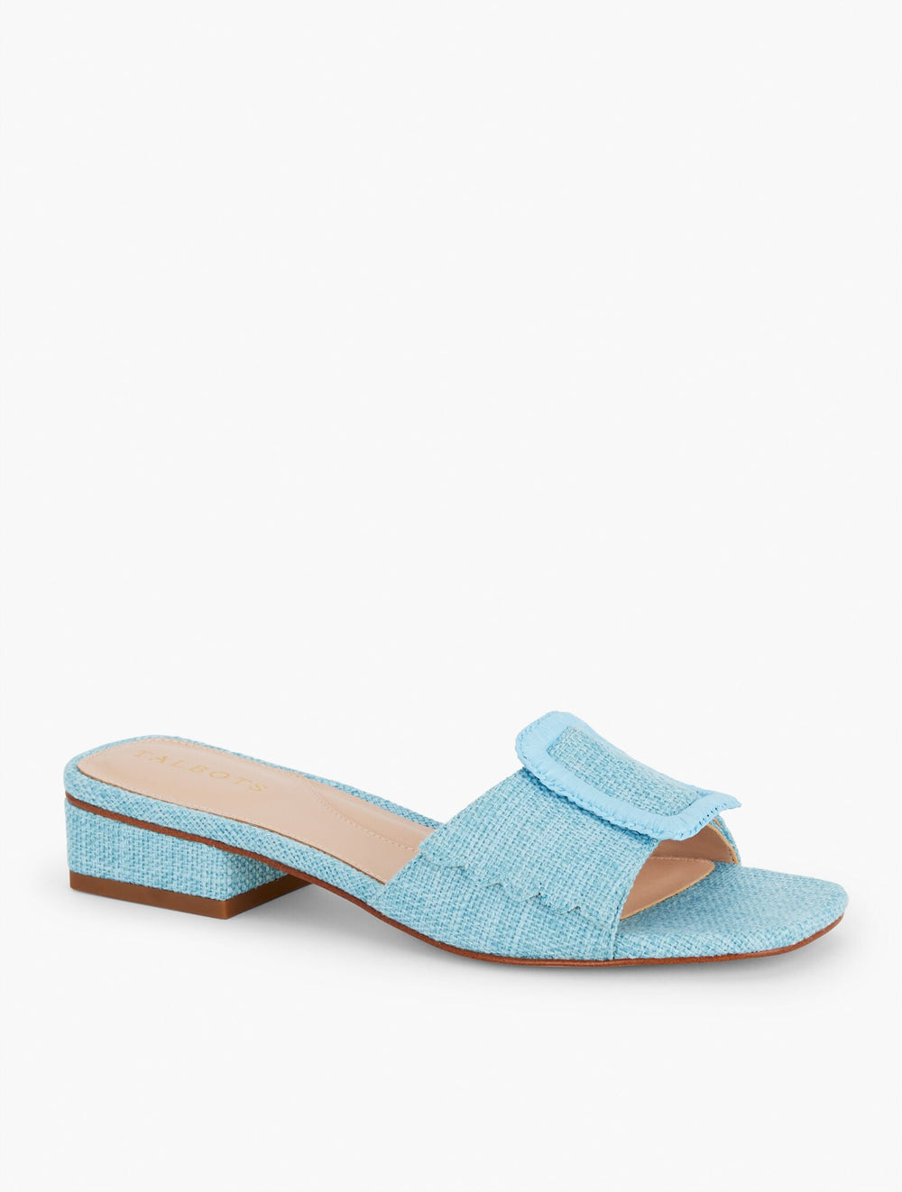BLACK|BLUEBELL VIV BUCKLE SLIDES | Talbots for sale