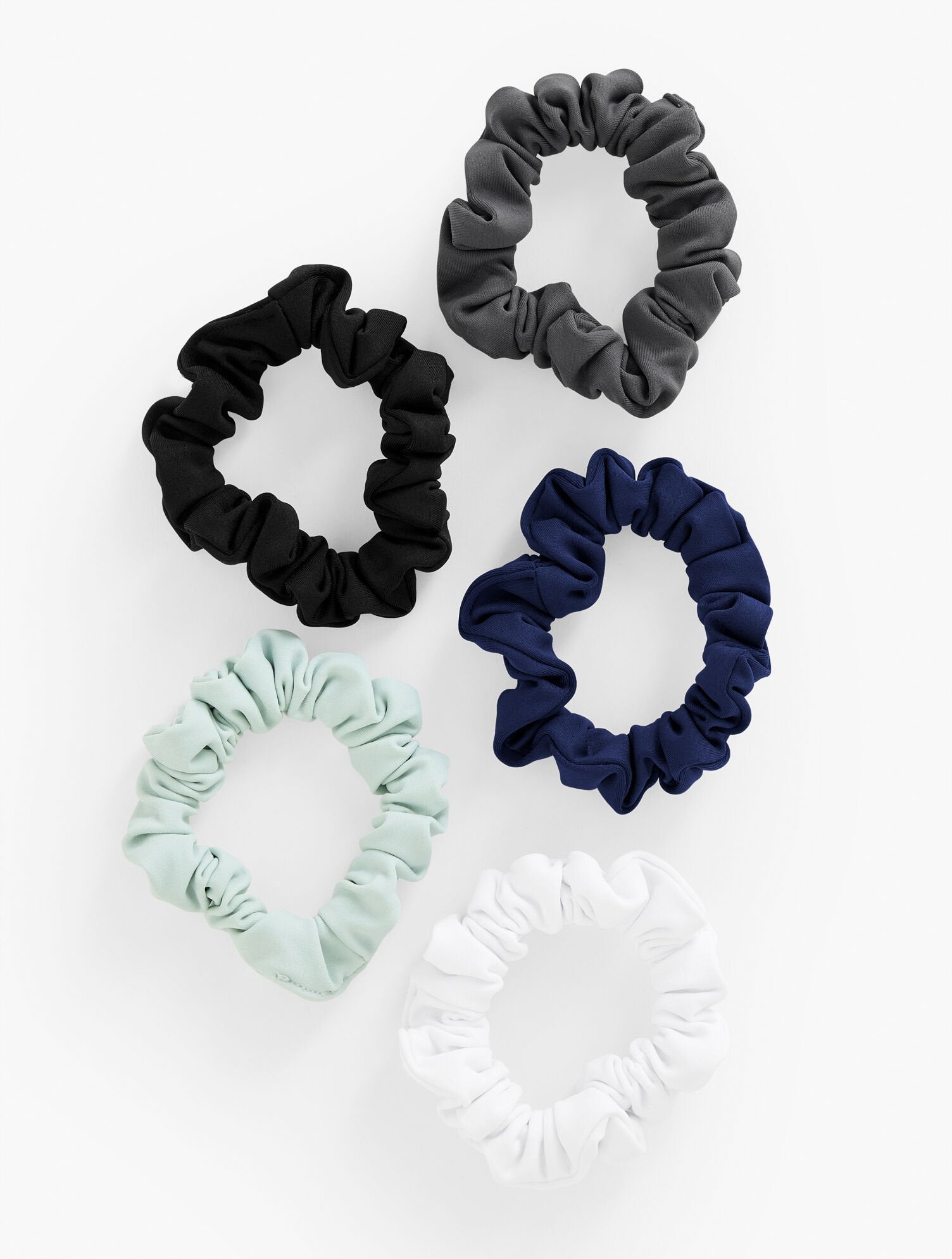 GREY MULTI|NEUTRAL MULTI T BY TALBOTS SCRUNCHIE SET OF 5 | Talbots for sale