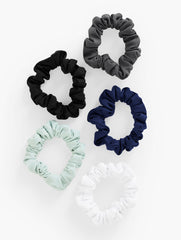GREY MULTI|NEUTRAL MULTI T BY TALBOTS SCRUNCHIE SET OF 5 | Talbots for sale