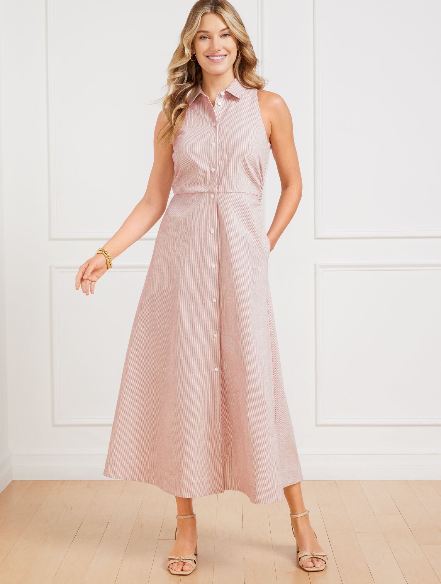 SEERSUCKER SHIRTDRESS | Talbots discount