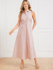 SEERSUCKER SHIRTDRESS | Talbots discount