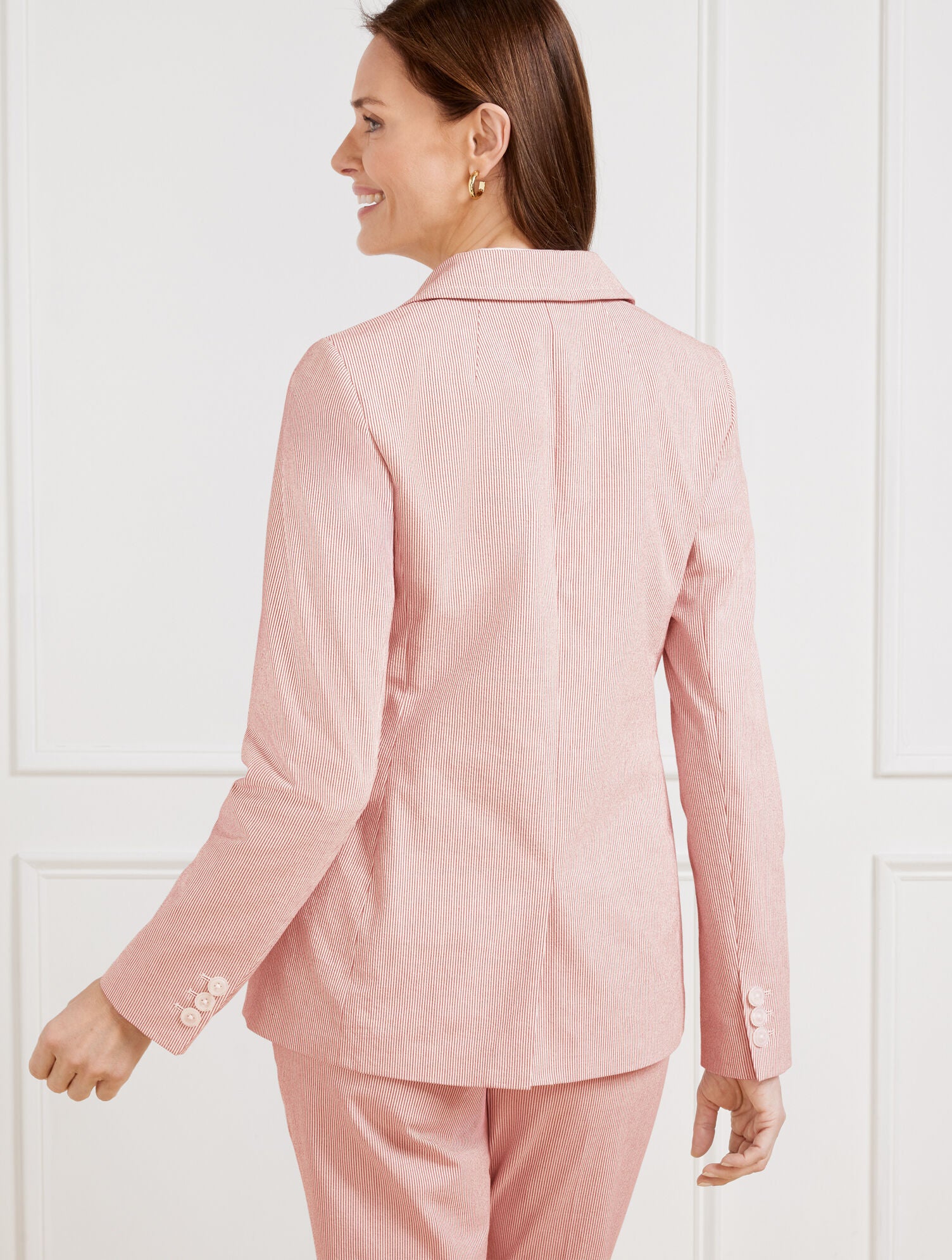SANGRIA MULTI SEERSUCKER BLAZER | Talbots sale