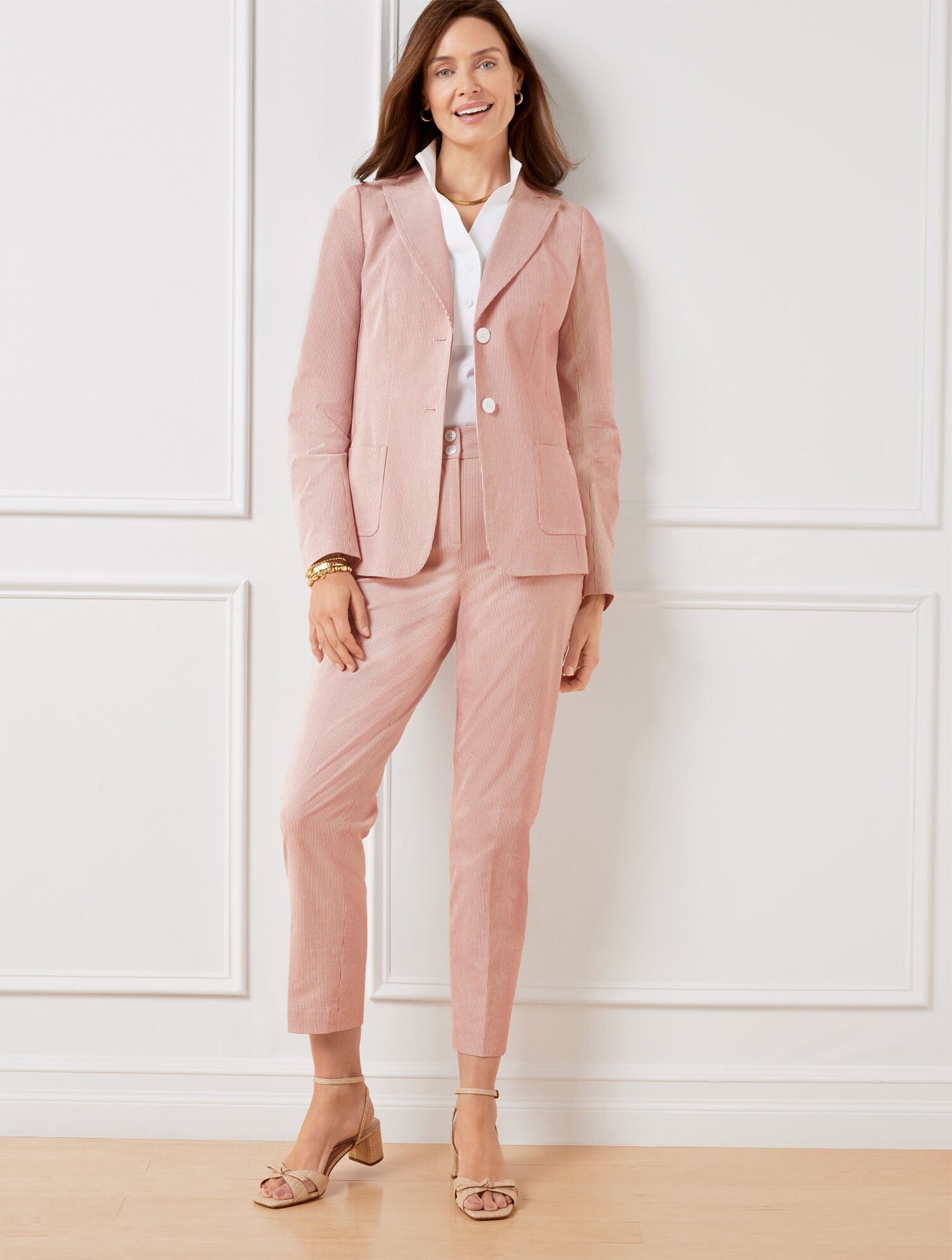 SANGRIA MULTI SEERSUCKER BLAZER | Talbots sale