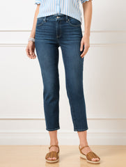 ROMY WASH STRAIGHT CROP JEANS - ROMY WASH | Talbots outlet
