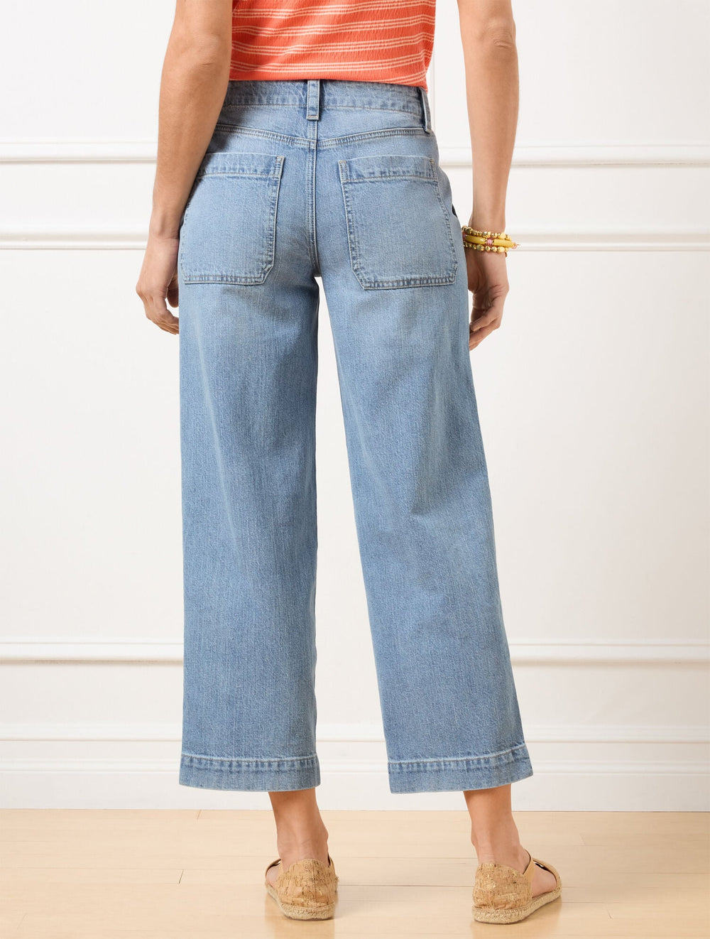 MILANIA WASH STRAIGHT CROP JEANS - MILANIA WASH | Talbots for sale