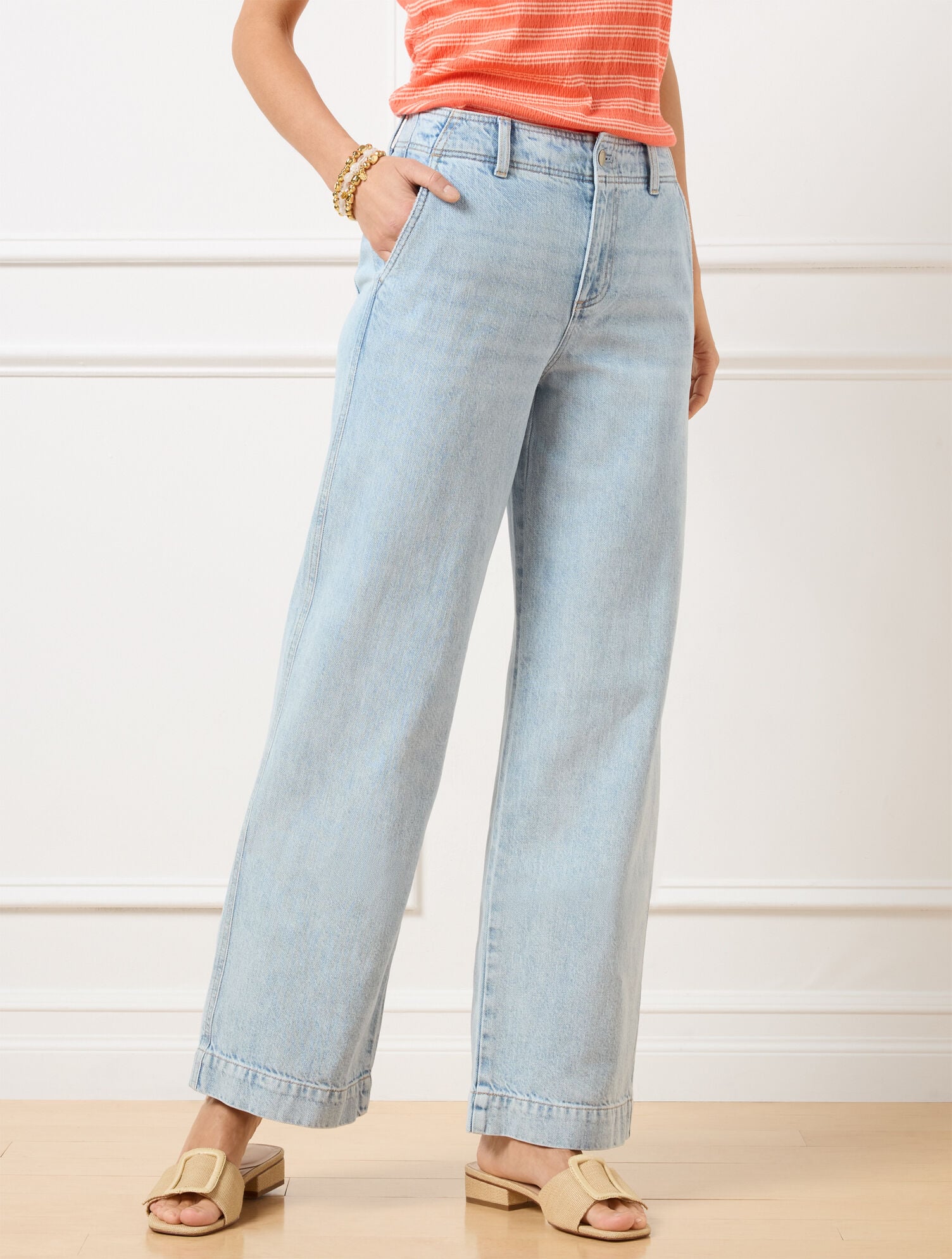 FIA WASH RELAXED TROUSER JEANS - FIA WASH | Talbots near me