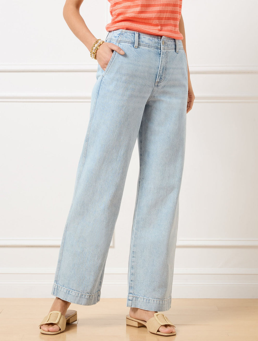 FIA WASH RELAXED TROUSER JEANS - FIA WASH | Talbots near me