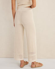 LIGHT STONE ORGANIC COTTON MIXED STITCH PANTS | Talbots near me